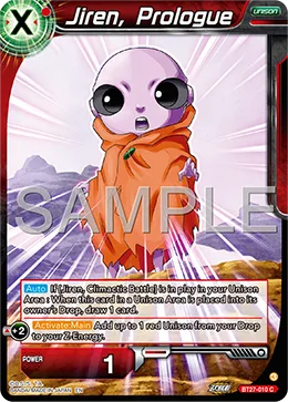 BT27-010 Jiren, Prologue
