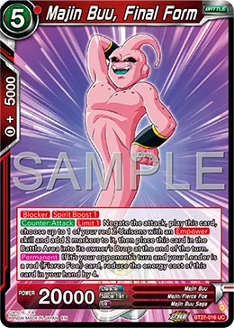 BT27-016 Majin Buu, Final Form