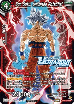 BT27-019 Son Goku, Unlimited Potential (Promo)