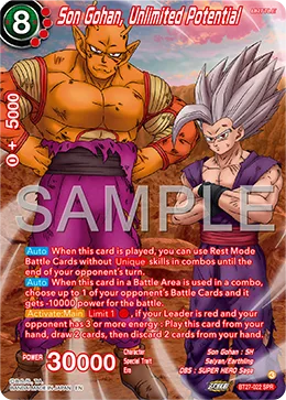 BT27-022 Son Gohan, Unlimited Potential (SPR)