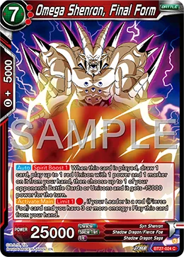 BT27-024 Omega Shenron, Final Form
