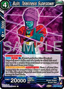 BT27-036 Bujin, Telekinesis Superpower