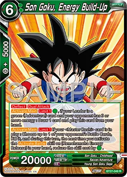 BT27-049 Son Goku, Energy Build-Up