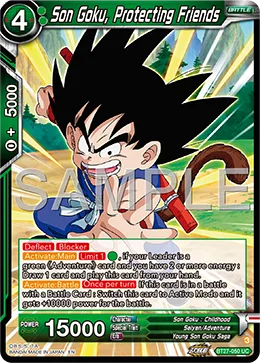 BT27-050 Son Goku, Protecting Friends