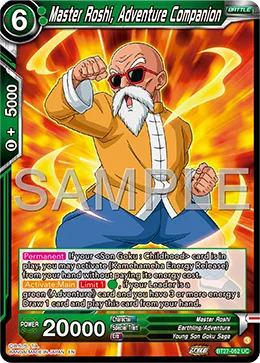 BT27-052 Master Roshi, Adventure Companion