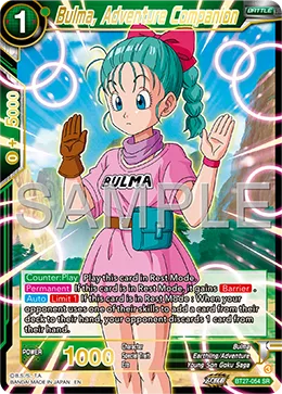 BT27-054 Bulma, Adventure Companion