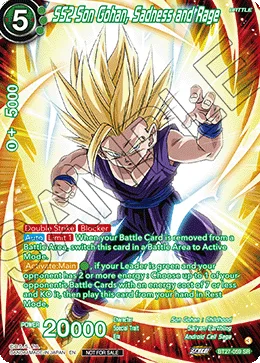BT27-059 SS2 Son Gohan, Sadness and Rage (Alt art)