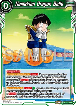 BT27-063 Namekian Dragon Balls