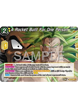 BT27-069 A Rocket Built For One Person