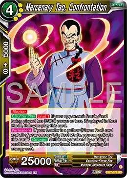 BT27-073 Mercenary Tao, Confrontation