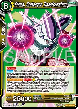 BT27-077 Frieza, Grotesque Transformation