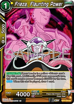 BT27-079 Frieza, Flaunting Power
