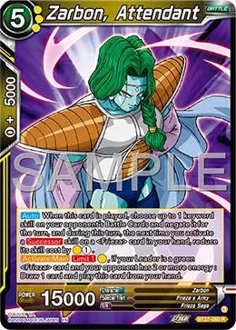 BT27-080 Zarbon, Attendant