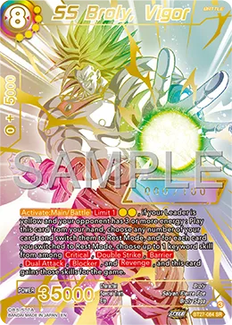 BT27-084 SS Broly, Vigor (Alt art)