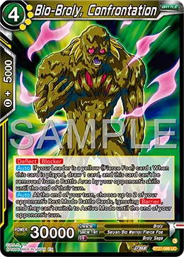 BT27-086 Bio-Broly, Confrontation