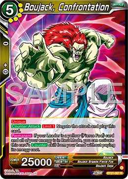 BT27-087 Boujack, Confrontation