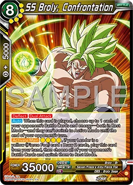 BT27-091 SS Broly, Confrontation