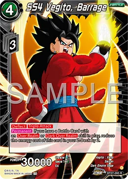 BT27-093 SS4 Vegito, Barrage