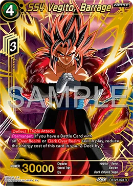 BT27-093 SS4 Vegito, Barrage (Alt art)
