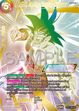 BT27-095 Bardock, Destiny-Changing Willpower (Alt art)