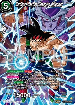 BT27-095 Bardock, Destiny-Changing Willpower (SPR)