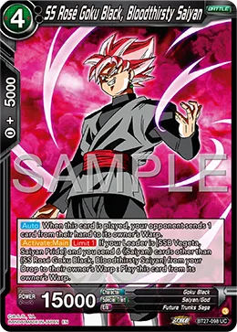 BT27-098 SS Rosé Goku Black, Bloodthirsty Saiyan