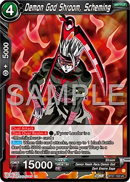 BT27-103 Demon God Shroom, Scheming