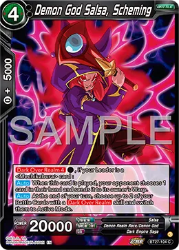 BT27-104 Demon God Salsa, Scheming