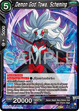 BT27-106 Demon God Towa, Scheming