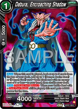 BT27-108 Dabura, Encroaching Shadow