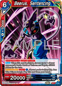 BT27-114 Beerus, Sentencing