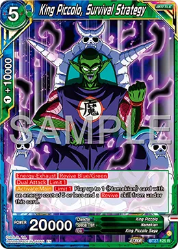 BT27-125 King Piccolo, Survival Strategy