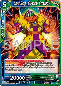 BT27-127 Lord Slug, Survival Strategy