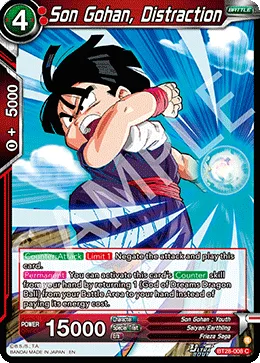 BT28-008 Son Gohan, Distraction