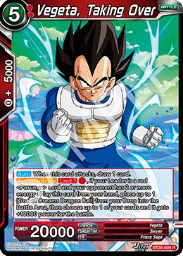 BT28-009 Vegeta, Taking Over