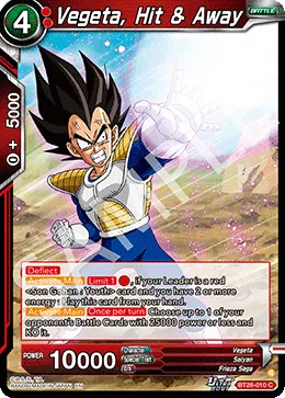 BT28-010 Vegeta, Hit & Away