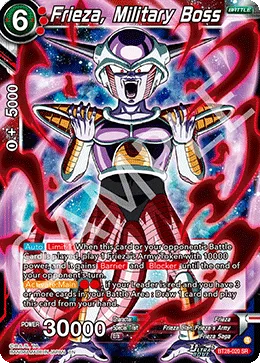 BT28-020 Frieza, Military Boss