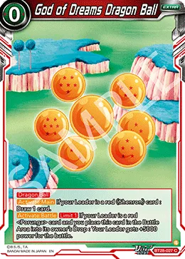 BT28-027 God of Dreams Dragon Ball