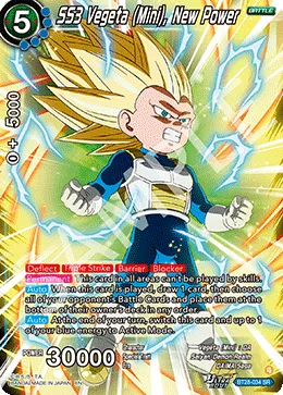 BT28-034 SS3 Vegeta (Mini), New Power