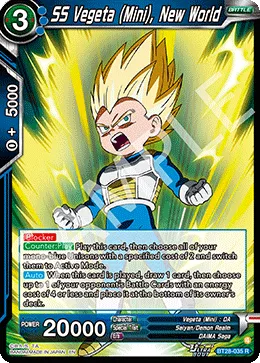 BT28-035 SS Vegeta (Mini), New World