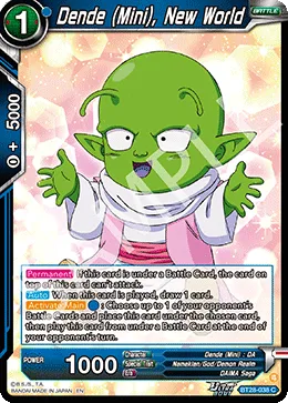 BT28-038 Dende (Mini), New World