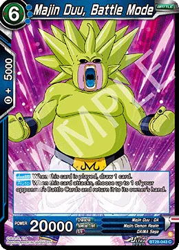 BT28-043 Majin Duu, Battle Mode