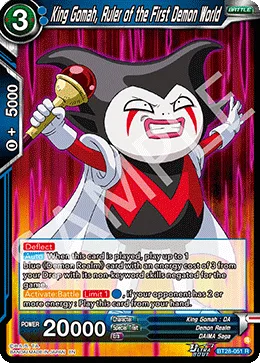 BT28-051 King Gomah, Ruler of the First Demon World
