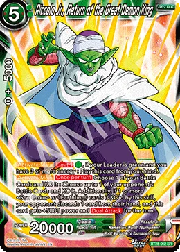 BT28-062 Piccolo Jr., Return of the Great Demon King