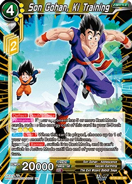 BT28-081 Son Gohan, Ki Training