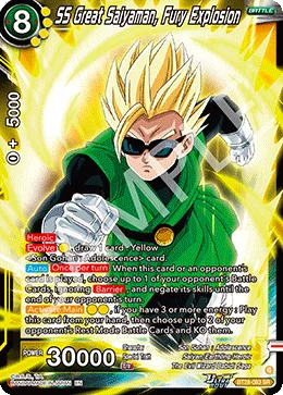 BT28-083 SS Great Saiyaman, Fury Explosion
