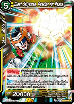 BT28-085 Great Saiyaman, Passion for Peace