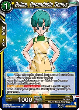BT28-088 Bulma, Dependable Genius