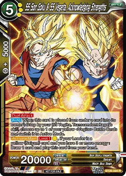 BT28-094 SS Son Goku & SS Vegeta, Acknowledging Strengths (Promo)