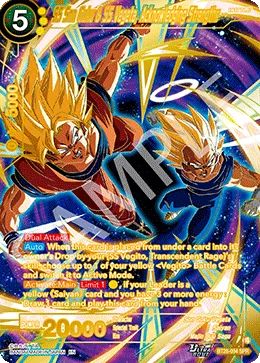 BT28-094 SS Son Goku & SS Vegeta, Acknowledging Strengths (SPR)